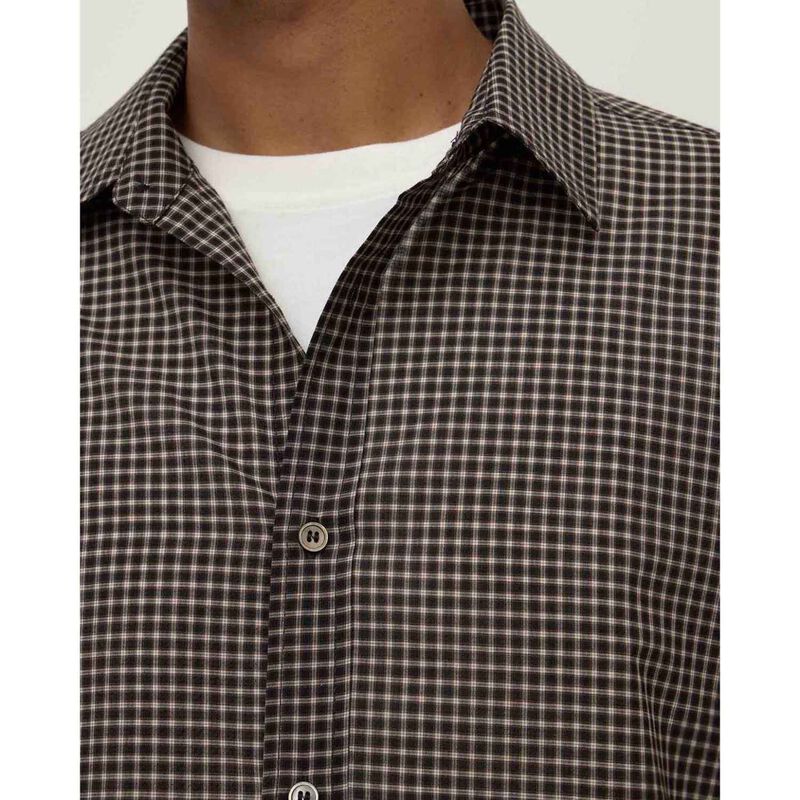 Assembly Label Alta Check Long Sleeve Shirt Brown/Black image number 2